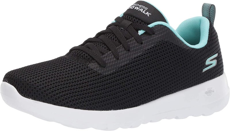 Skechers Women's Go Walk Joy Upturn, Black/Aqua, 10 - Image 1